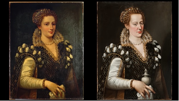 Portrét Isabely Medicejské ze 16. století, zdroj: ČT24